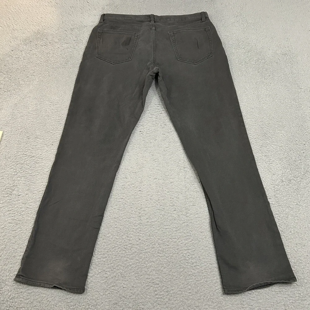 Banana Republic Pants Mens 36x34 Gray The Traveler Slim Fit Five Pockets Stretch